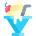 food and restaurant,summertime,summer,dessert,glass,ice cream,sweet food